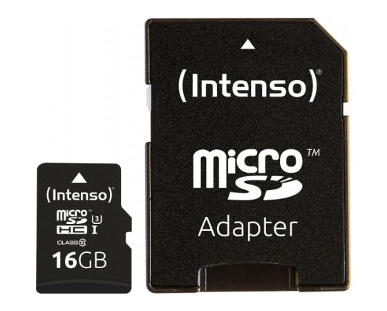 Intenso 16GB MicroSDXC UHS I Class 10 Pro 90MB S Spominska Kartica