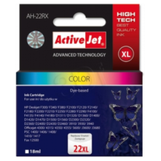 ActiveJet komplet barvnih črnil HP C9352A 22XL