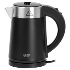 Adler Električni grelnik vode 0,6 L  črna barva AD1372B