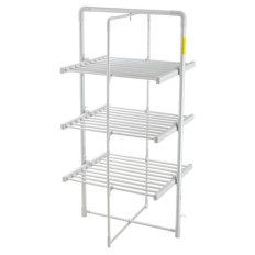 Adler pokončno zložljivo električno stojalo za sušenje oblačil 300W 