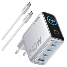 Anker 140W polnilec za prenosni računalnik, siv
