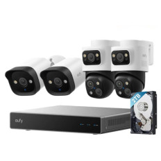 Anker Eufy Security PoE NVR nadzorni sistem S4 (2x eufy E40 + 2x eufy S4)
