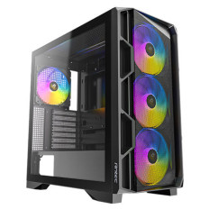 ANTEC AX1000 Midi-ATX ARGB okno gaming črno ohišje