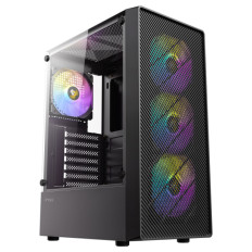 ANTEC AX26 RGB ELITE Midi-T ATX okno gaming črno ohišje