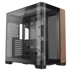 ANTEC C8 Curve Wood Full-Tower okno leseno črno/rjavo gaming ohišje