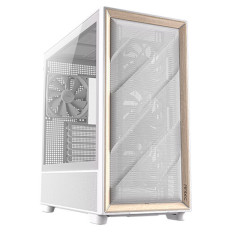 ANTEC Flux midi-ATX okno leseno belo/rjavo gaming ohišje