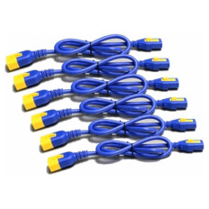 APC IEC KIT 6 10A 1,2m modri napajalni kabli za Rack PDU