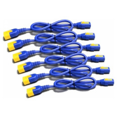 APC IEC KIT 6 10A 1,8m moder napajalni kabli za Rack PDU