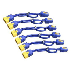 APC IEC KIT6 EA C19 na C20 16A 1,8m modri napajalni kabli za Rack PDU