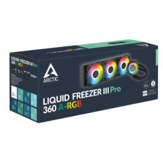 ARCTIC LIQUID FREEZER III PRO 360mm A-RGB vodno hlajenje za INTEL/AMD procesorje (črn)
