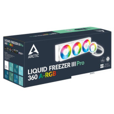 ARCTIC LIQUID FREEZER III PRO 360mm A-RGB vodno hlajenje za INTEL/AMD procesorje (bel)