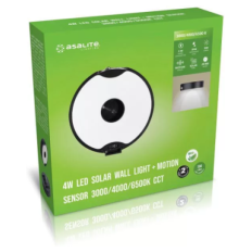 ASALITE Plastična vrtna solarna svetilka