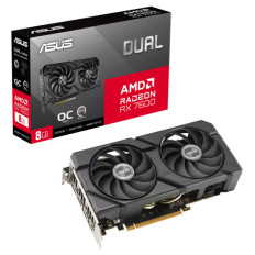 ASUS Dual Radeon RX 7600 8GB GDDR6 OC DUAL-RX7600-O8G-EVO grafična kartica