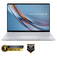 ASUS ExpertBook Ultra B9 OLED 14" (35,56cm) WQXGA+ Core Ultra 7 X7 358H 32GB 1TB 0,99kg Win11 Pro Morn Grey prenosni računalnik B9406CAA-WB358H8DG1X + ovitek in LAN adapter