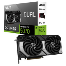 ASUS Dual GeForce RTX 5070 OC 12GB GDDR7 DUAL-RTX5070-O12G grafična kartica