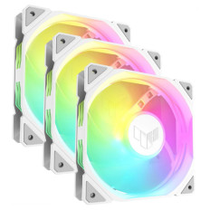 ASUS TUF Gaming TR120 Reverse ARGB 120mm PWM 3x beli ventilatorji