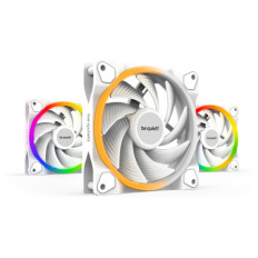 BE QUIET! LIGHT WINGS White High-Speed (BL100) triple pack RGB 120mm 4-pin PWM beli ventilator