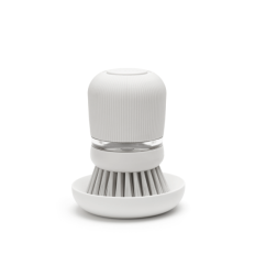 Brabantia krtača za posodo z dozirnikom mila, svetlo siva