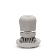 Brabantia krtača za posodo z dozirnikom mila, siva