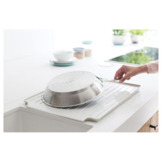 Brabantia podloga za sušenje posode svetlo siva