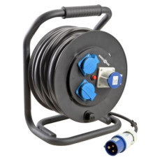 BRUNNER Drummer Rubber (3 x 2,5 mm) 25 m – CEE + 4 Schuko