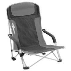 BRUNNER  zložljiv stol za na plažo BULA 0404148N.C20 sivo črn