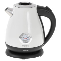 Camry Električni grelnik vode bel s termometrom 1,7L 2200W CRCR1344W