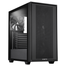 Chieftec Night Hunter USB-C ATX ohišje, črno