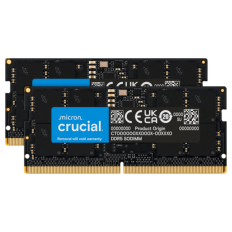 Crucial 64GB Kit (2x32GB) DDR5-5600 SODIMM CL46, 1.1V