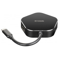 D-link 4-v-1 razdelilnik USB-C HDMI in napajanje