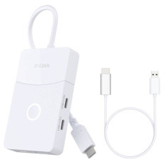 D-LINK DUP-501 5 v1 USB razdelilec, Brezžični HDMI, 100W PD