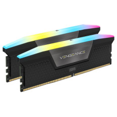 DDR5 32GB 6400MHz CL36 KIT (2x16GB) Corsair RGB Vengeance XMP3.0 1,1V Gaming črna (CMH32GX5M2B6400C36)