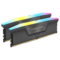 DDR5 32GB 6000MHz CL40 KIT (2x32GB) Corsair RGB Vengeance XMP3.0 EXPO 1,35V Gaming siva (CMH64GX5M2D6000Z40)