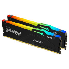 DDR5 64GB 6000MHz CL30 KIT (2x32GB) Kingston RGB Fury XMP3.0 1,4V Gaming črna (KF560C30BBEAK2-64)