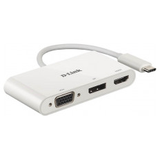 DLINK 3-v-1 adapter USB-C  HDMI