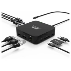 Docking Station PORT Type C, potovalni, 2x4K