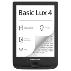 Elektronski bralnik PocketBook Basic Lux 4, črn