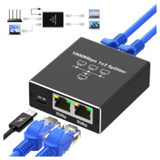 Gigabit Ethernet 1 na 3 RJ45 LAN mrežni razdelilec splitter switch