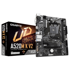 GIGABYTE A520M K V2, DDR4, SATA3, USB3.2Gen1, HDMI, AM4 mATX
