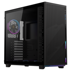 Gigabyte AORUS C400 GLASS USB-C USB 3.2 Gen2 ATX AORUS RGB osvetljeno ohišje, črno