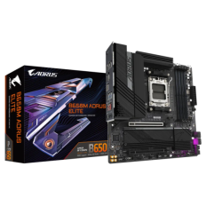 GIGABYTE B650M AORUS ELITE, DDR5, SATA3, USB3.2Gen2x2, DP, 2.5GbE, AM5 mATX
