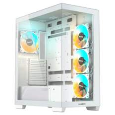 Gigabyte C500 PANORAMIC STEALTH ICE USB-C USB 3.2 Gen2 ATX ARGB osvetljeno ohišje, belo