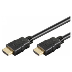 GOOBAY High Speed HDMI (M/M) 2.0 4K 60Hz 10m z Ethernet pozlačen črn kabel