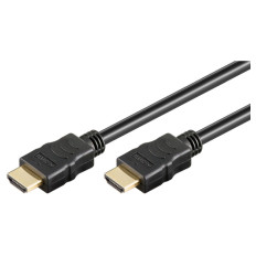 GOOBAY High Speed HDMI (M/M) 2.0 4K 60Hz 1,5m z Ethernet pozlačen črn kabel