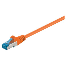 GOOBAY S/FTP CAT 6A patch 0,5m oranžni mrežni povezovalni kabel