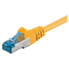 GOOBAY S/FTP CAT 6A patch 1m rumeni mrežni povezovalni kabel