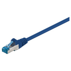 GOOBAY S/FTP CAT 6A patch 2m modri mrežni povezovalni kabel