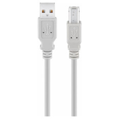 GOOBAY USB 2.0 (M) na USB 2.0 M (Type B) 1,8m sivi kabel