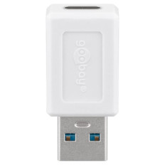 GOOBAY USB-A 3.0 na USB-C 15W beli adapter