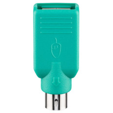 GOOBAY USB-A (Ž) na Mini-DIN 6 PS/2 (M) miška/tipkovnica zelen adapter